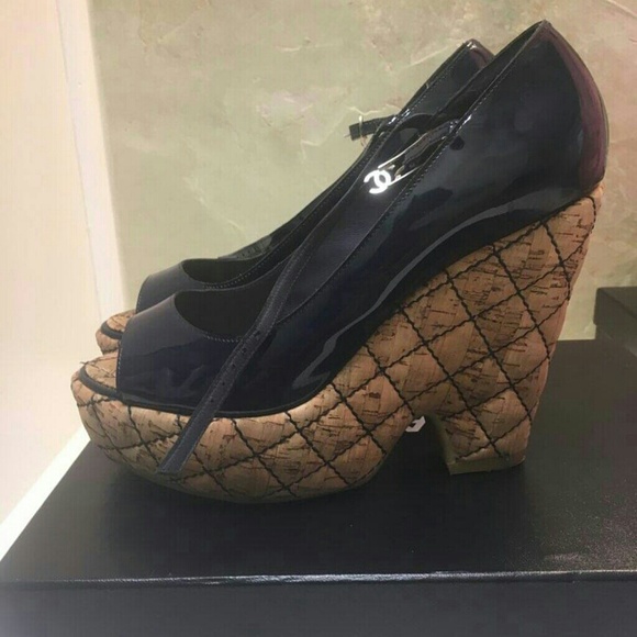 Cork Chanel Shoes - Picture 1 of 4